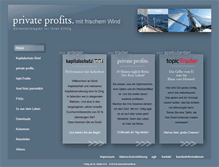 Tablet Screenshot of private-profits.de